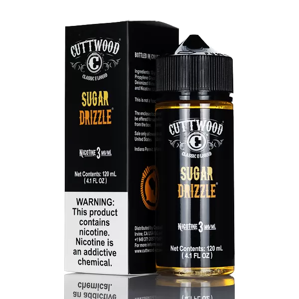 Cuttwood Classic E-Liquid - Sugar Drizzle - 120ml - 3mg
