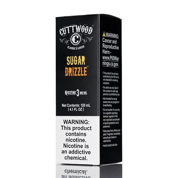Cuttwood Classic E-Liquid - Sugar Drizzle - 120ml - 3mg - Image 3
