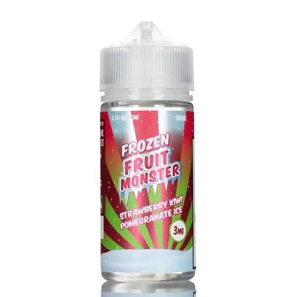 Frozen Fruit Monster - Strawberry Kiwi Pomegranate Ice - 100mL - 3mg - Image 2