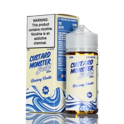Custard Monster - Blueberry Vanilla Swirl - 100mL - 3mg