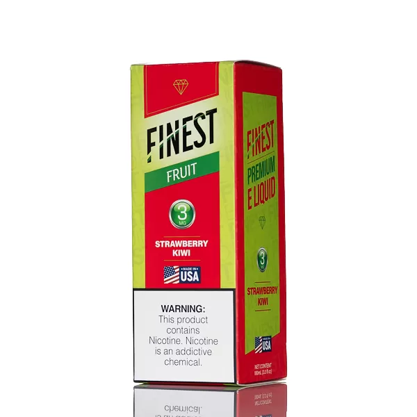 Finest E-Liquid - Fruit Edition - Strawberry Kiwi - 100mL - 3mg - Image 3