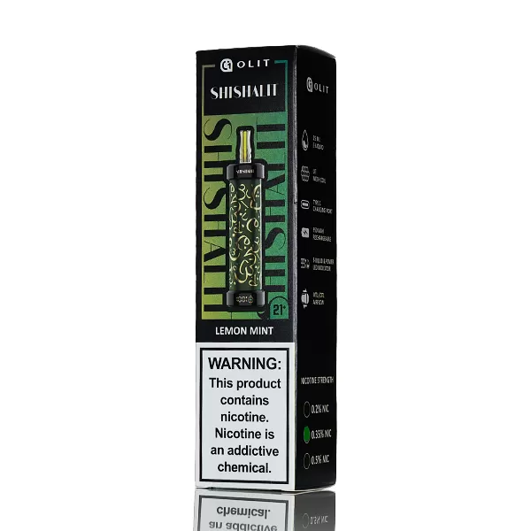 Olit Shishalit 30K 30000 Puffs Disposable Vape - 3.5% Nic - 25mL - Tarot Image - Blue Razz Lemonade - Image 3