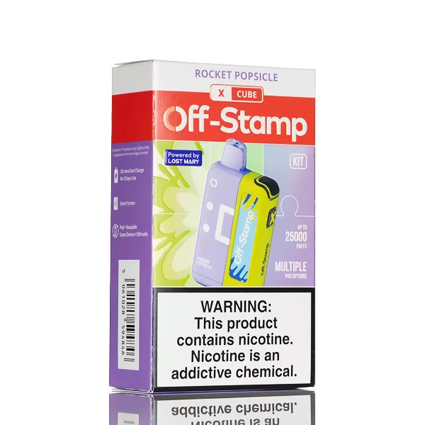 Off-Stamp X-Cube 25K 25000 Puffs Disposable FULL KIT - 18ml - Sour Apple Watermelon - Image 3