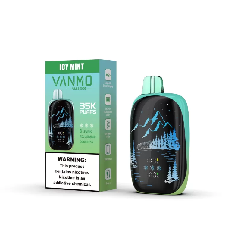 Vanmo VM35K 35000 Puffs Disposable Vape - 20mL - Strawberry Coconut - Image 3