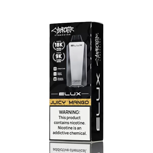 Elux Cyberover 18K 18000 Puffs Disposable Vape - 18mL - Confusion - Image 3