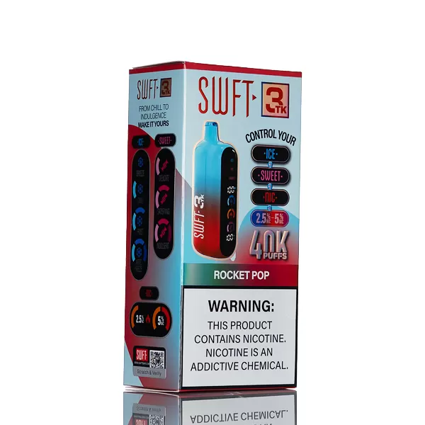 SWFT 3TK 40000 Puffs Disposable Vape - 24mL (DISCONTINUED) - Sour Apple Watermelon - Image 3