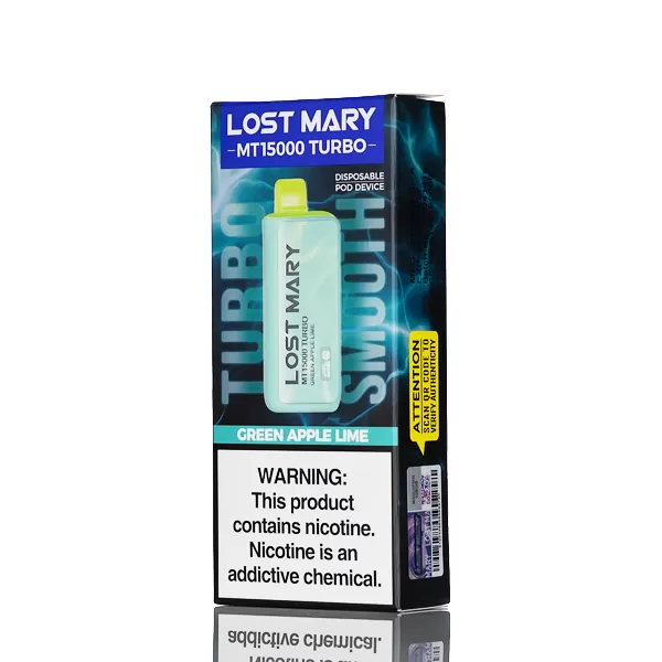 Lost Mary MT15K Turbo 15000 Puffs Disposable Vape - 16mL - Sour Strawberry Peach - Image 3