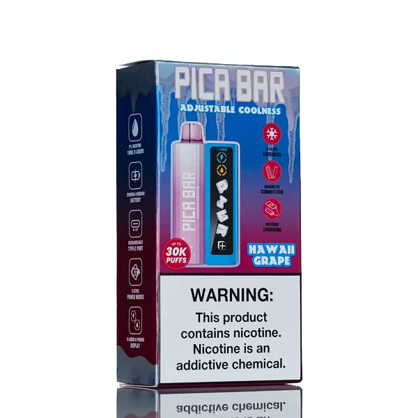 Pica Bar Tuning 30k 30000 Puffs Disposable Vape FULL KIT - 19mL - Blue Razz Ice - Image 3
