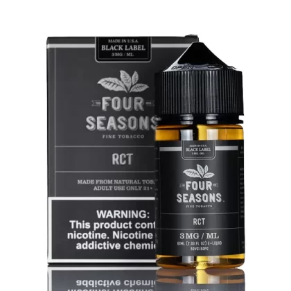 Four Seasons E-liquids - Black Label - RCT - 60ml - 6mg