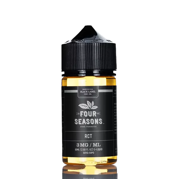 Four Seasons E-liquids - Black Label - RCT - 60ml - 6mg - Image 2