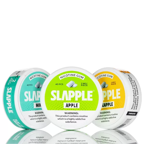 Slapple Nicotine Gum - 40ct - Smooth - 4mg