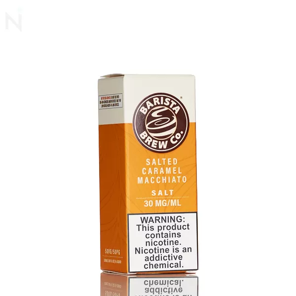 Barista Brew Co. TFN Salt - Salted Caramel Macchiato - 30ml - 30mg - Image 3