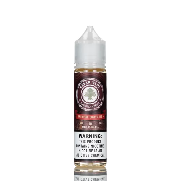 Cedar Vape E-Liquid - American Tobacco Red - 60ml (DISCONTINUED) - 12mg
