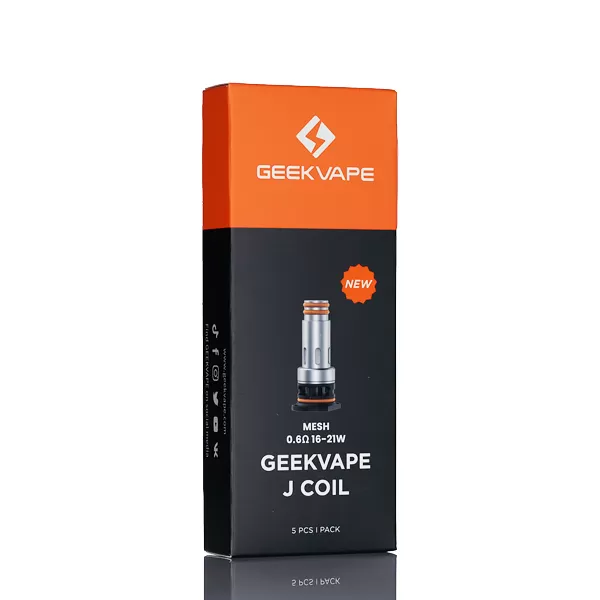GeekVape J Series Mesh Replacement Coils - 0.8 ohm Mesh - Pack of 5 - Image 3
