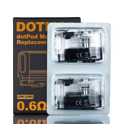 dotMod dotPod Max Replacement Pods - Pack of 2 - 0.6ohm Mesh