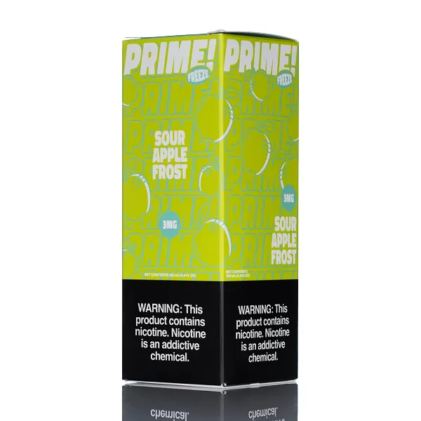 Prime E-Liquids - Sour Apple Frost - 100ml - 6mg - Image 2