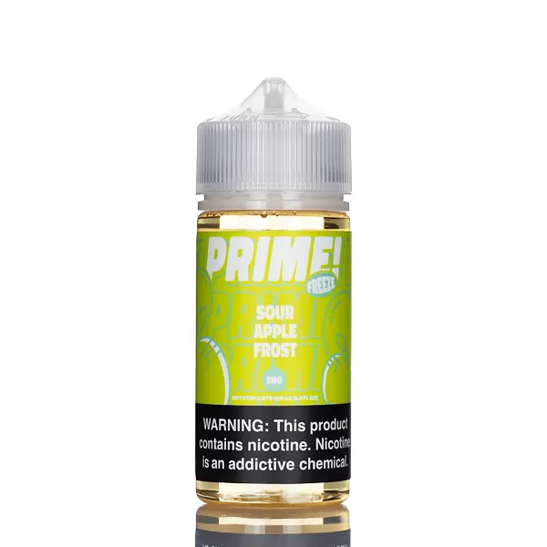 Prime E-Liquids - Sour Apple Frost - 100ml - 6mg - Image 3