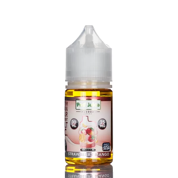 Pod Juice Salt PJ5000 - Strawberry Mango - 30ml (DISCONTINUED) - 35mg - Image 2