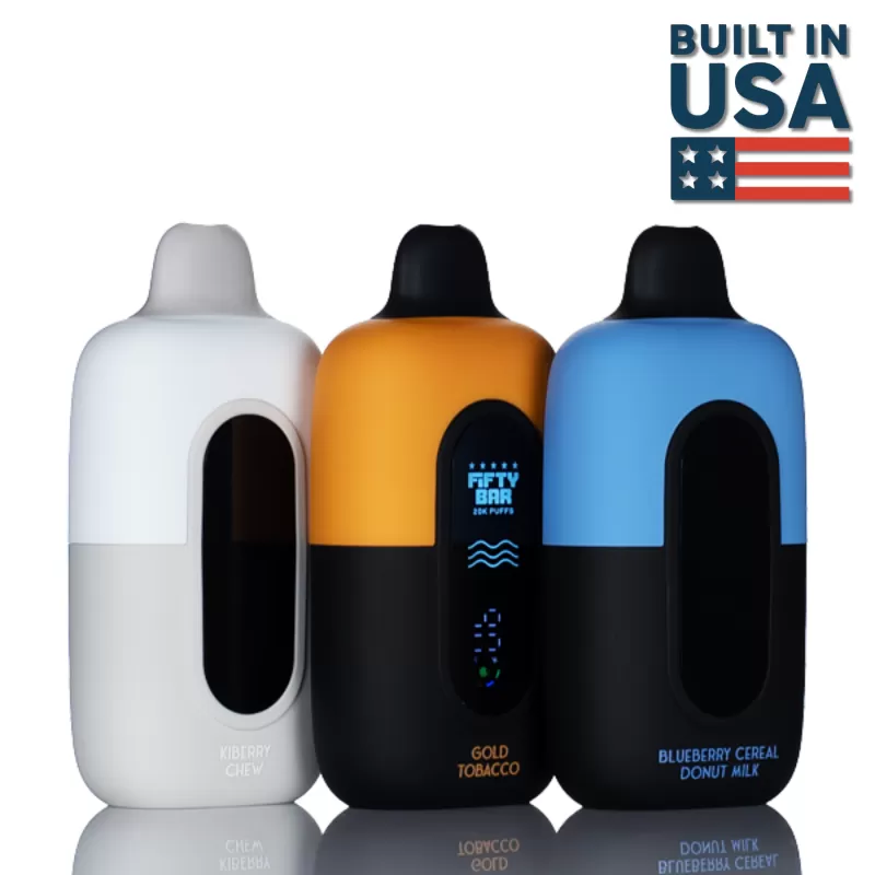 Fifty Bar V2 20K 20,000 Puffs Disposable Vape - 16ML - Salted Caramel