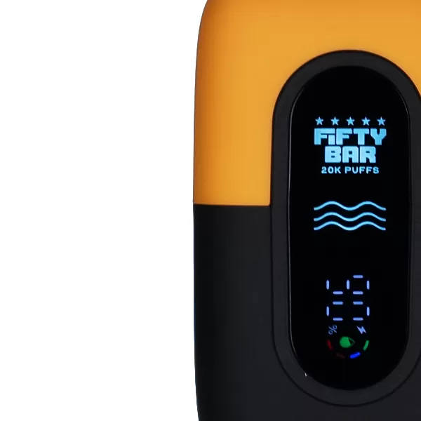 Fifty Bar V2 20K 20,000 Puffs Disposable Vape - 16ML - Salted Caramel - Image 2