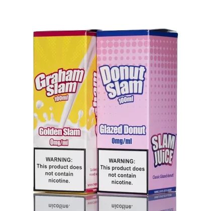 Slam Juice E-Liquid - No Nicotine Vape Juice - 100ml - Grahm Slam