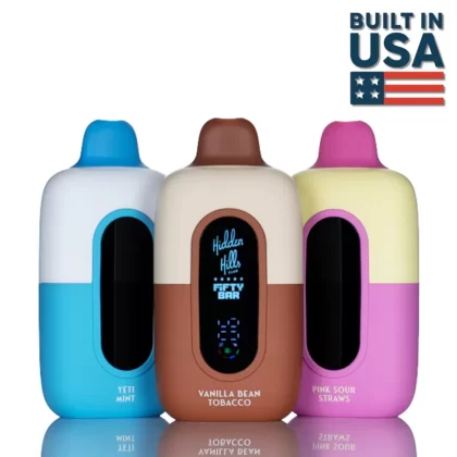Hidden Hills x Fifty Bar 20k 20000 Puffs Disposable Vape - 16ML - Pink Milk