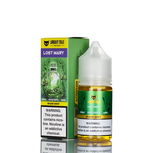 Urban Tale x Lost Mary Nic Salt - Miami Mint - 30ml - 50mg