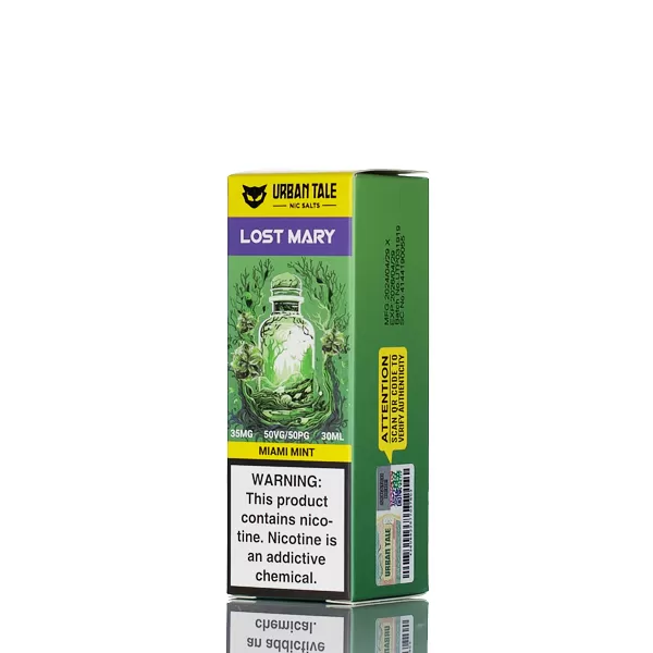 Urban Tale x Lost Mary Nic Salt - Miami Mint - 30ml - 50mg - Image 3