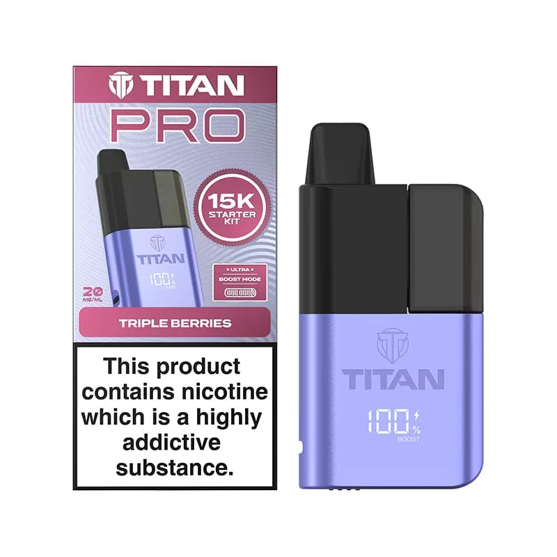 Titan Pro 15k 20mg (2%) Prefilled Pod Kit - Image 3