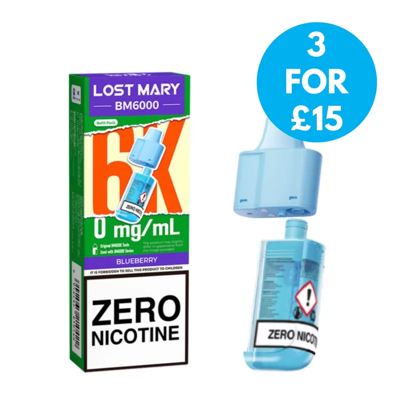 Lost Mary BM6000 Refill Pack – Nicotine Free