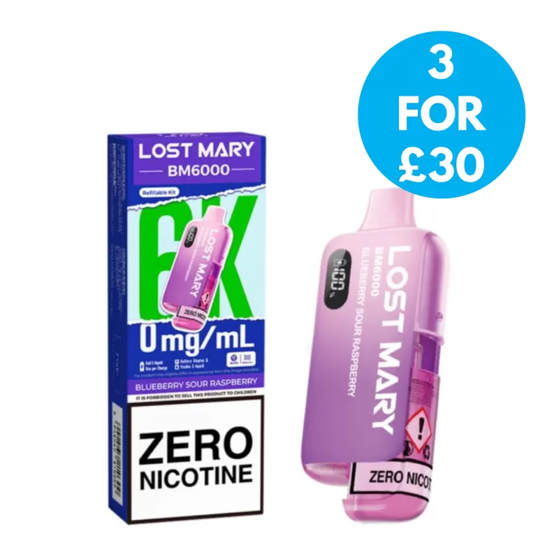 Lost Mary BM6000 Prefilled Pod Kit – Nicotine Free