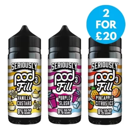 Doozy Seriously Podfill 3 100ml Shortfill (50VG/50PG)