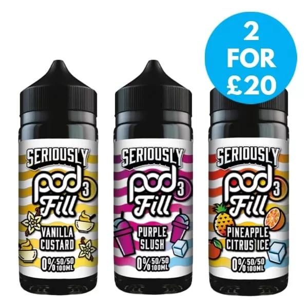 Doozy Seriously Podfill 3 100ml Shortfill (50VG/50PG)