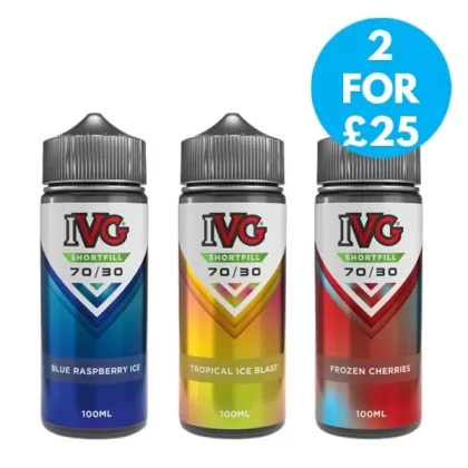 0mg IVG 100ml Shortfill (70VG/30PG)