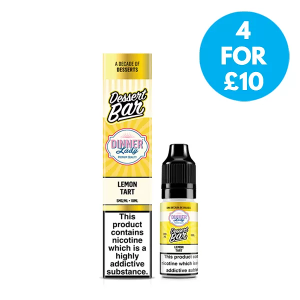 Dinner Lady Dessert 5mg (0.5%) Nic Salt E-liquid 10ml