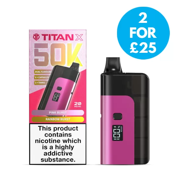 Titan X 50k Limited Edition 20mg (2%) Prefilled Pod Kit