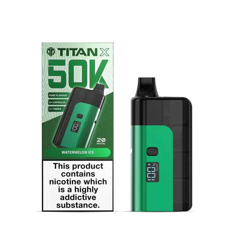 Titan X 50k Limited Edition 20mg (2%) Prefilled Pod Kit - Image 3