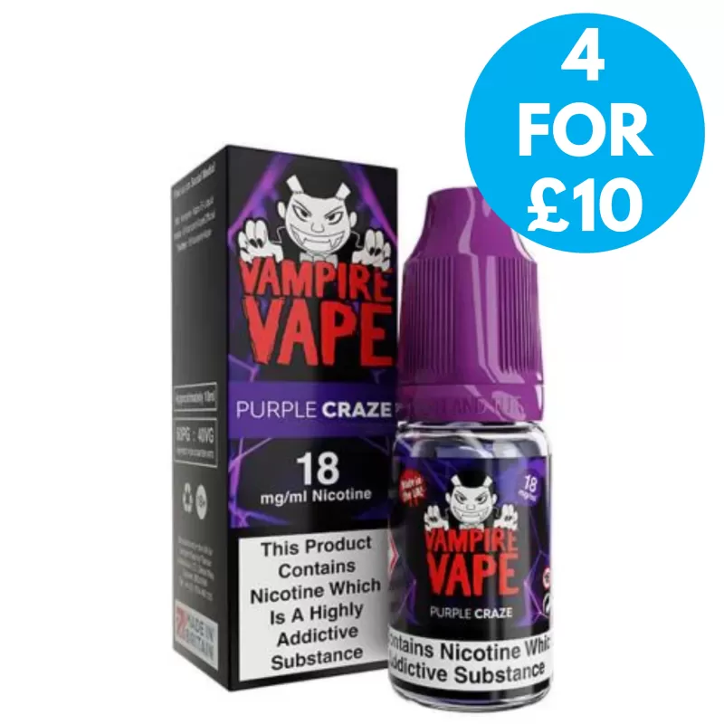 18mg Vampire Vape Freebase E-liquids (50VG/50PG)