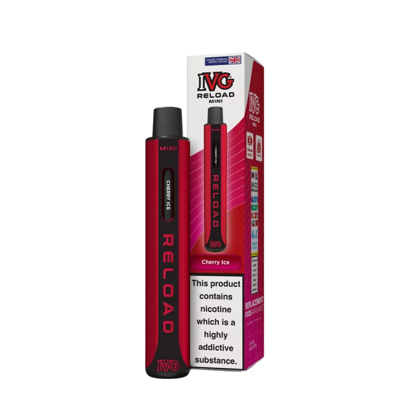 20mg (2%) IVG Reload Mini Prefilled Vape Kit - Image 3