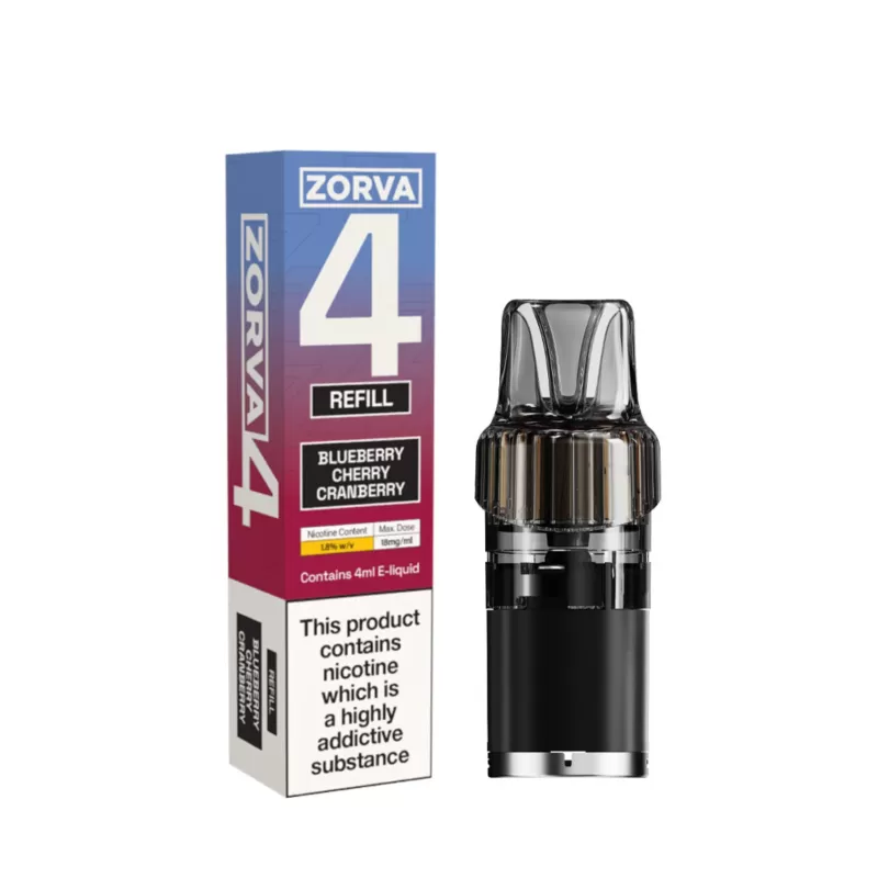 18mg (1.8%) Zorva 4 Refill Pack - Image 3