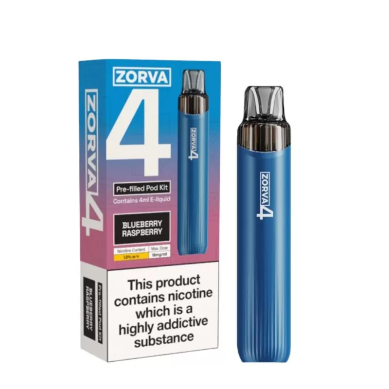 18mg (1.8%) Zorva 4 Prefilled Vape Kit - Image 3