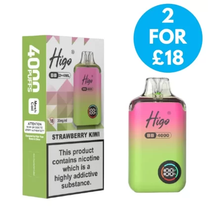 20mg (2%) Higo BB 4k Prefilled Vape Kit