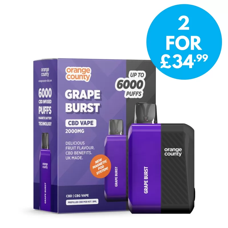 Orange County CBD 2000mg Prefilled Vape Kit