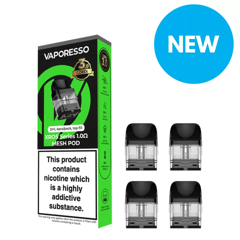 NEW Vaporesso Xros Corex 3.0 Replacement Pods 2ml