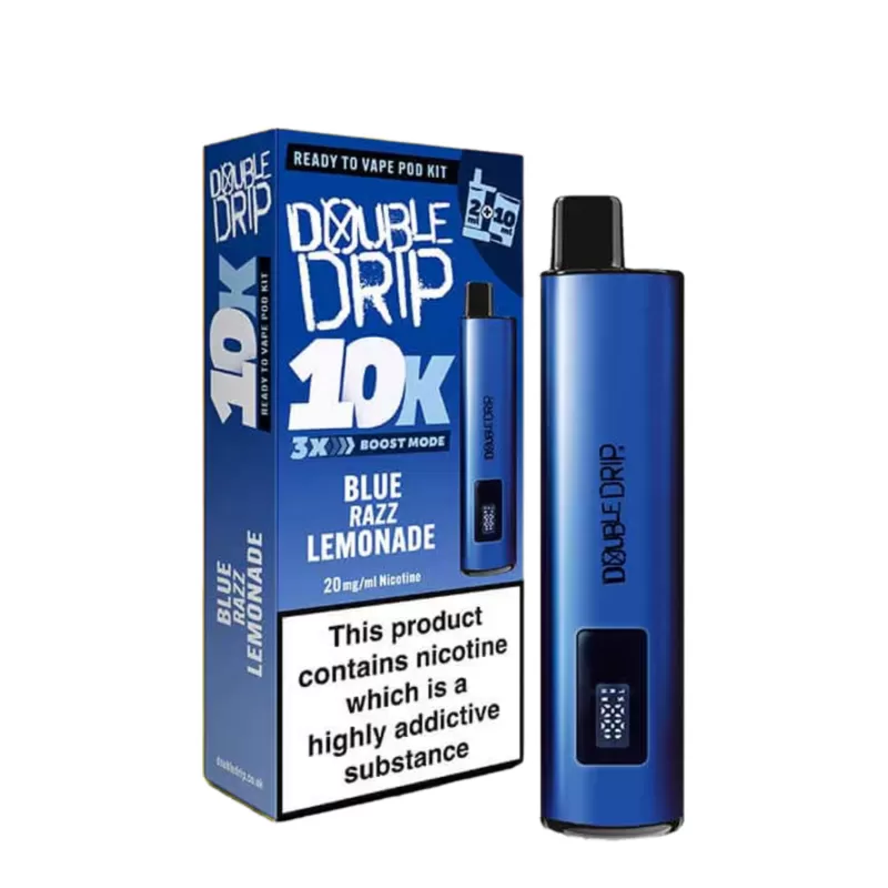 20mg (2%) Double Drip 10k Prefilled Vape Kit - Image 3