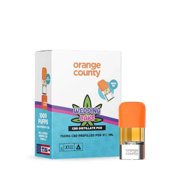 Orange County CBD 750mg Prefilled Replacement Pods - Image 2