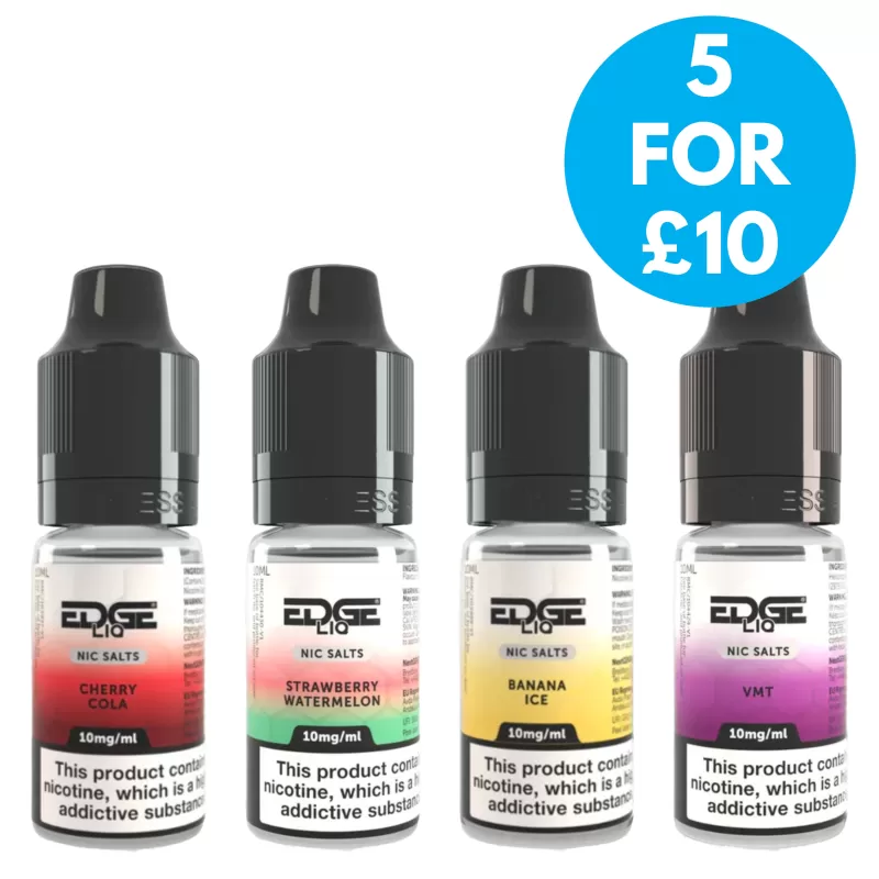 10mg (1%) Edge Liq 10ml Nic Salt E-liquid