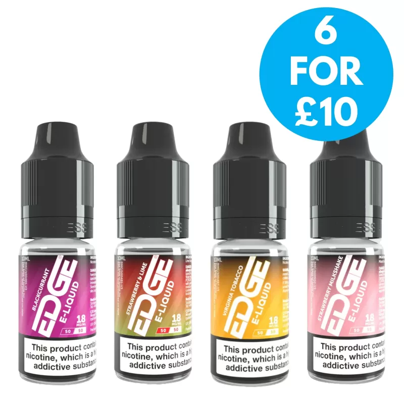 18mg (1.8%) EDGE 10ml Freebase E-liquid