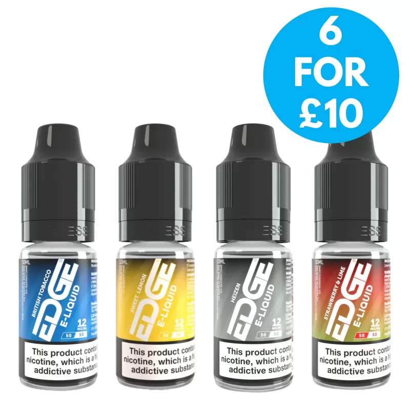 12mg (1.2%) EDGE 10ml Freebase E-liquid