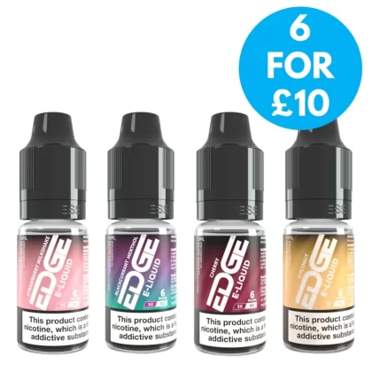 6mg (0.6%) EDGE 10ml Freebase E-liquid
